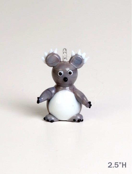 Hanging Glass Koala Ornament